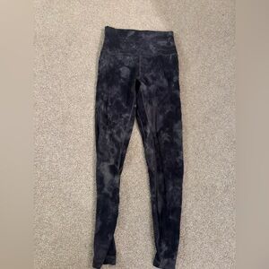 Tie-dye Lululemon align leggings size 4
